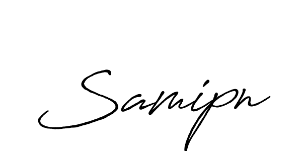 Make a beautiful signature design for name Samipn. With this signature (Antro_Vectra_Bolder) style, you can create a handwritten signature for free. Samipn signature style 7 images and pictures png