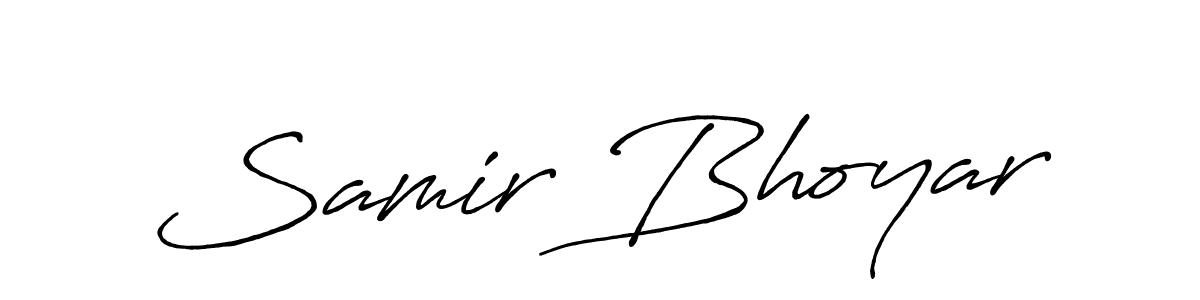 Best and Professional Signature Style for Samir Bhoyar. Antro_Vectra_Bolder Best Signature Style Collection. Samir Bhoyar signature style 7 images and pictures png