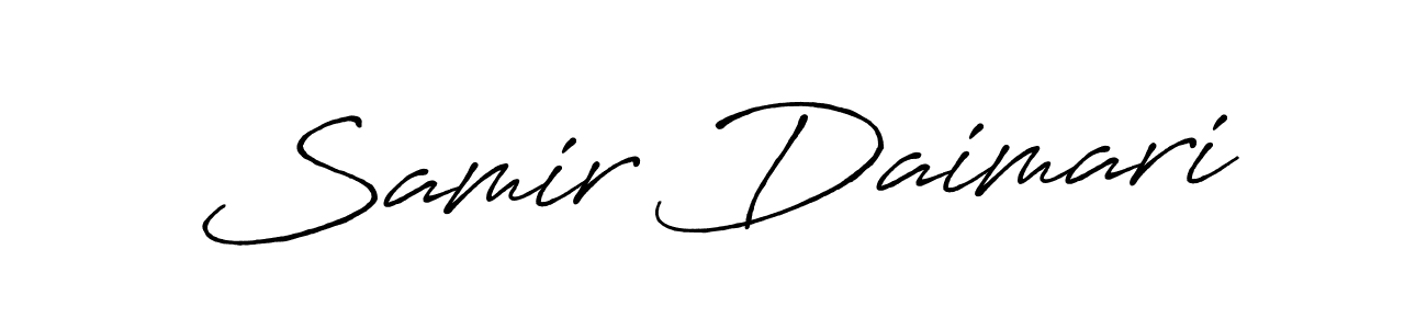 This is the best signature style for the Samir Daimari name. Also you like these signature font (Antro_Vectra_Bolder). Mix name signature. Samir Daimari signature style 7 images and pictures png
