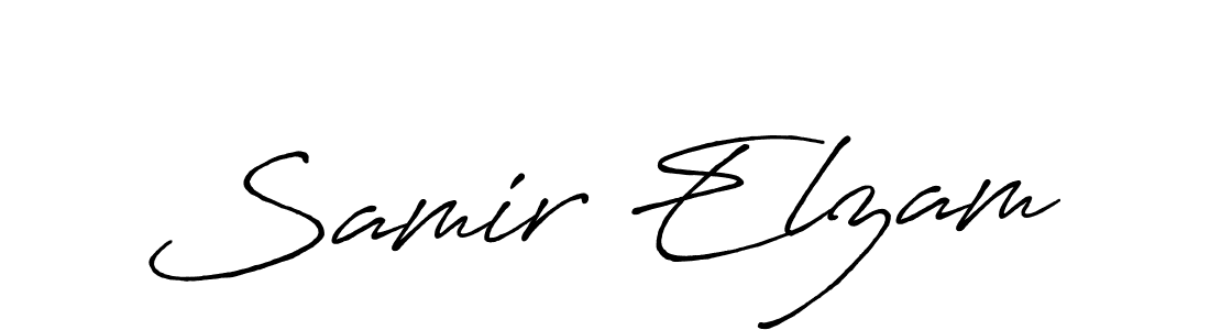 It looks lik you need a new signature style for name Samir Elzam. Design unique handwritten (Antro_Vectra_Bolder) signature with our free signature maker in just a few clicks. Samir Elzam signature style 7 images and pictures png