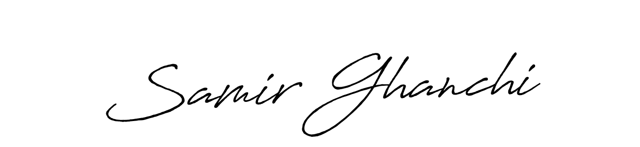 Here are the top 10 professional signature styles for the name Samir Ghanchi. These are the best autograph styles you can use for your name. Samir Ghanchi signature style 7 images and pictures png