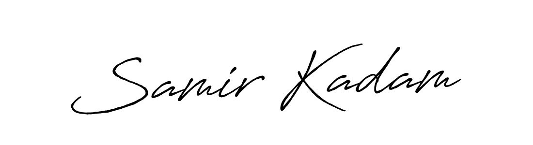 How to make Samir Kadam signature? Antro_Vectra_Bolder is a professional autograph style. Create handwritten signature for Samir Kadam name. Samir Kadam signature style 7 images and pictures png