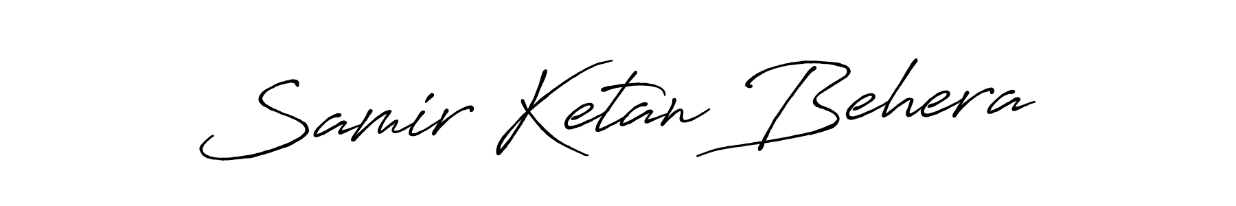Antro_Vectra_Bolder is a professional signature style that is perfect for those who want to add a touch of class to their signature. It is also a great choice for those who want to make their signature more unique. Get Samir Ketan Behera name to fancy signature for free. Samir Ketan Behera signature style 7 images and pictures png