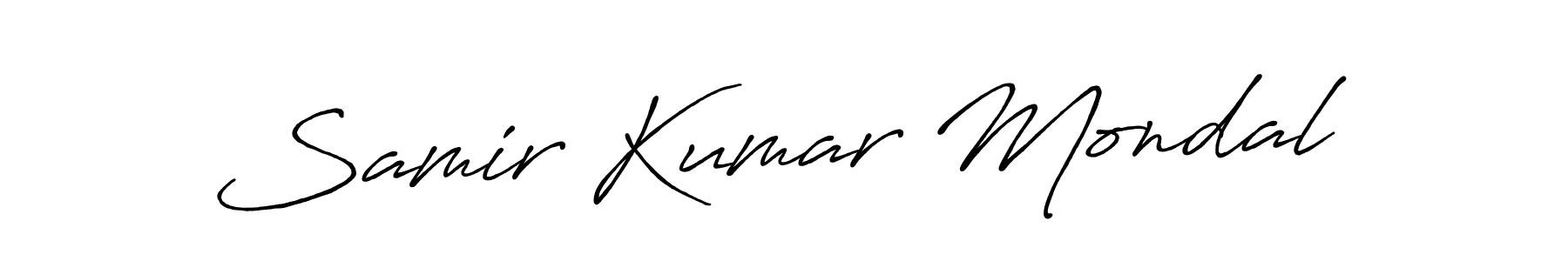 Design your own signature with our free online signature maker. With this signature software, you can create a handwritten (Antro_Vectra_Bolder) signature for name Samir Kumar Mondal. Samir Kumar Mondal signature style 7 images and pictures png