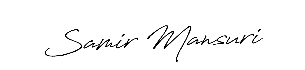 You should practise on your own different ways (Antro_Vectra_Bolder) to write your name (Samir Mansuri) in signature. don't let someone else do it for you. Samir Mansuri signature style 7 images and pictures png