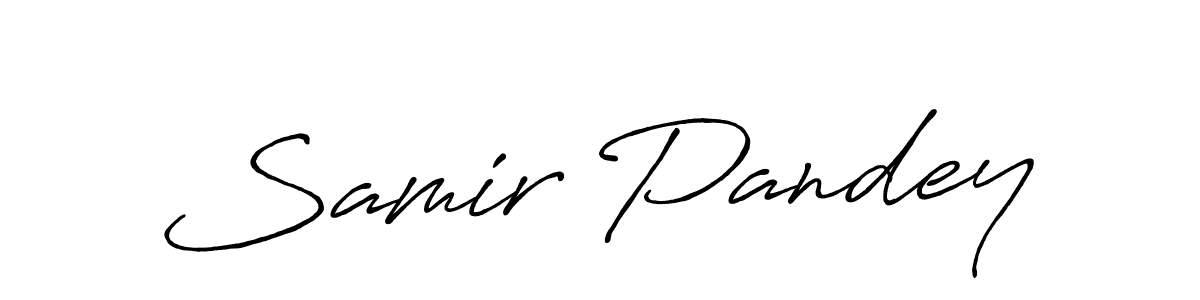 Once you've used our free online signature maker to create your best signature Antro_Vectra_Bolder style, it's time to enjoy all of the benefits that Samir Pandey name signing documents. Samir Pandey signature style 7 images and pictures png