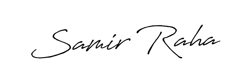 if you are searching for the best signature style for your name Samir Raha. so please give up your signature search. here we have designed multiple signature styles  using Antro_Vectra_Bolder. Samir Raha signature style 7 images and pictures png