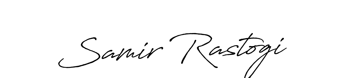 You should practise on your own different ways (Antro_Vectra_Bolder) to write your name (Samir Rastogi) in signature. don't let someone else do it for you. Samir Rastogi signature style 7 images and pictures png