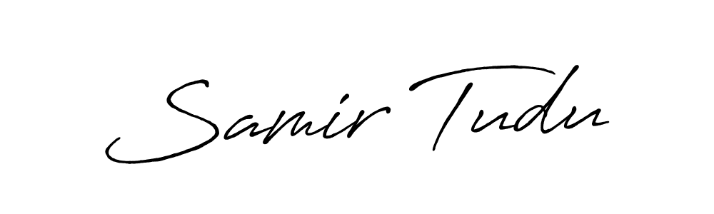Make a short Samir Tudu signature style. Manage your documents anywhere anytime using Antro_Vectra_Bolder. Create and add eSignatures, submit forms, share and send files easily. Samir Tudu signature style 7 images and pictures png