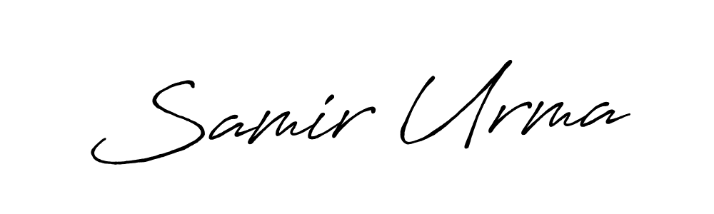 Make a short Samir Urma signature style. Manage your documents anywhere anytime using Antro_Vectra_Bolder. Create and add eSignatures, submit forms, share and send files easily. Samir Urma signature style 7 images and pictures png