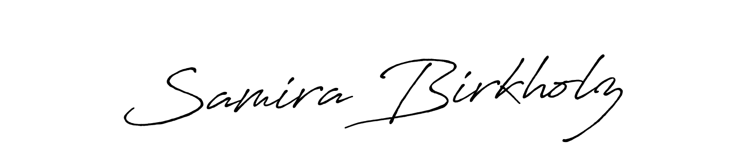 if you are searching for the best signature style for your name Samira Birkholz. so please give up your signature search. here we have designed multiple signature styles  using Antro_Vectra_Bolder. Samira Birkholz signature style 7 images and pictures png