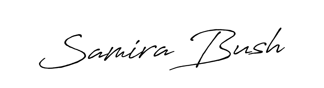 How to make Samira Bush signature? Antro_Vectra_Bolder is a professional autograph style. Create handwritten signature for Samira Bush name. Samira Bush signature style 7 images and pictures png