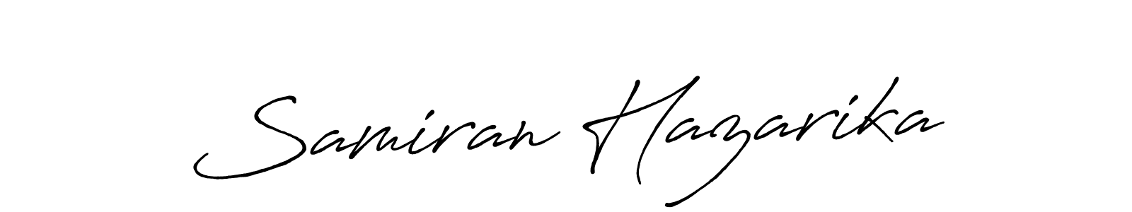 You should practise on your own different ways (Antro_Vectra_Bolder) to write your name (Samiran Hazarika) in signature. don't let someone else do it for you. Samiran Hazarika signature style 7 images and pictures png
