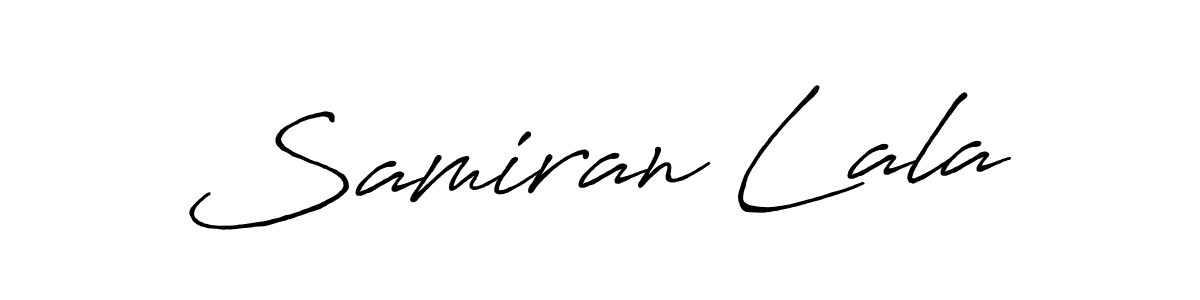 You should practise on your own different ways (Antro_Vectra_Bolder) to write your name (Samiran Lala) in signature. don't let someone else do it for you. Samiran Lala signature style 7 images and pictures png