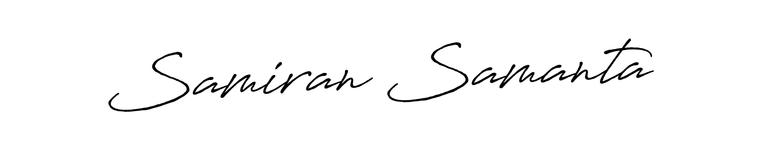 Make a beautiful signature design for name Samiran Samanta. Use this online signature maker to create a handwritten signature for free. Samiran Samanta signature style 7 images and pictures png