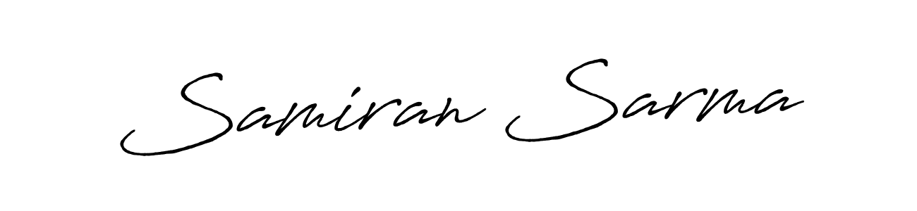 Once you've used our free online signature maker to create your best signature Antro_Vectra_Bolder style, it's time to enjoy all of the benefits that Samiran Sarma name signing documents. Samiran Sarma signature style 7 images and pictures png