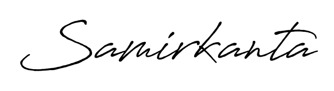 An effortless, minimalist signature concept for Samirkanta using Antro_Vectra_Bolder design. Clean lines that look great on any document. Samirkanta signature style 7 images and pictures png
