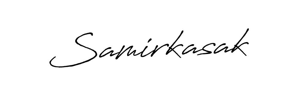 It looks lik you need a new signature style for name Samirkasak. Design unique handwritten (Antro_Vectra_Bolder) signature with our free signature maker in just a few clicks. Samirkasak signature style 7 images and pictures png