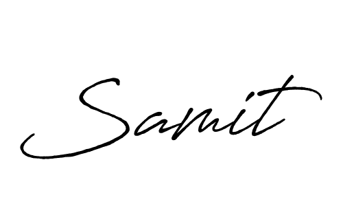 Design your own signature with our free online signature maker. With this signature software, you can create a handwritten (Antro_Vectra_Bolder) signature for name Samit. Samit signature style 7 images and pictures png