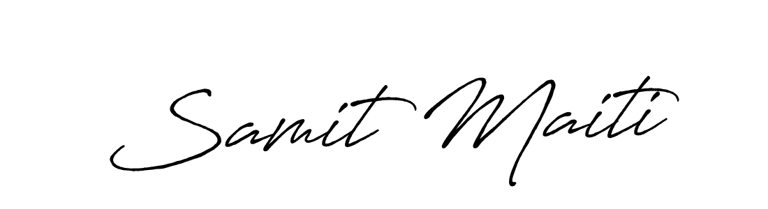 You can use this online signature creator to create a handwritten signature for the name Samit Maiti. This is the best online autograph maker. Samit Maiti signature style 7 images and pictures png