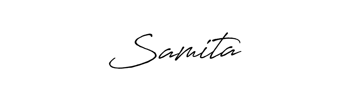 if you are searching for the best signature style for your name Samitaᥫ᭡. so please give up your signature search. here we have designed multiple signature styles  using Antro_Vectra_Bolder. Samitaᥫ᭡ signature style 7 images and pictures png