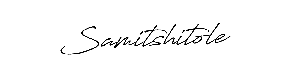 Similarly Antro_Vectra_Bolder is the best handwritten signature design. Signature creator online .You can use it as an online autograph creator for name Samitshitole. Samitshitole signature style 7 images and pictures png