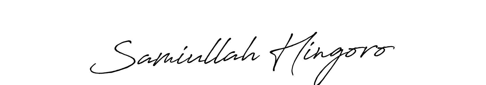 Once you've used our free online signature maker to create your best signature Antro_Vectra_Bolder style, it's time to enjoy all of the benefits that Samiullah Hingoro name signing documents. Samiullah Hingoro signature style 7 images and pictures png