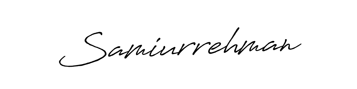 Also You can easily find your signature by using the search form. We will create Samiurrehman name handwritten signature images for you free of cost using Antro_Vectra_Bolder sign style. Samiurrehman signature style 7 images and pictures png