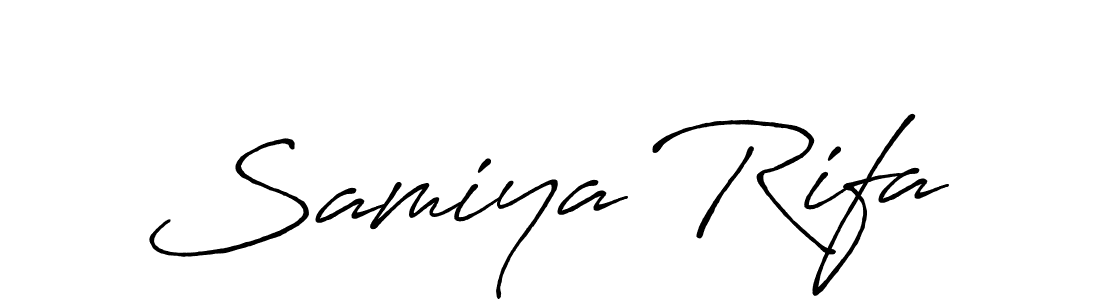 Similarly Antro_Vectra_Bolder is the best handwritten signature design. Signature creator online .You can use it as an online autograph creator for name Samiya Rifa. Samiya Rifa signature style 7 images and pictures png