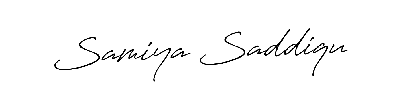 Similarly Antro_Vectra_Bolder is the best handwritten signature design. Signature creator online .You can use it as an online autograph creator for name Samiya Saddiqu. Samiya Saddiqu signature style 7 images and pictures png