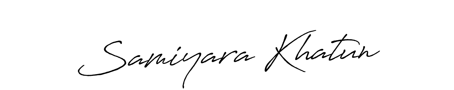 Make a short Samiyara Khatun signature style. Manage your documents anywhere anytime using Antro_Vectra_Bolder. Create and add eSignatures, submit forms, share and send files easily. Samiyara Khatun signature style 7 images and pictures png