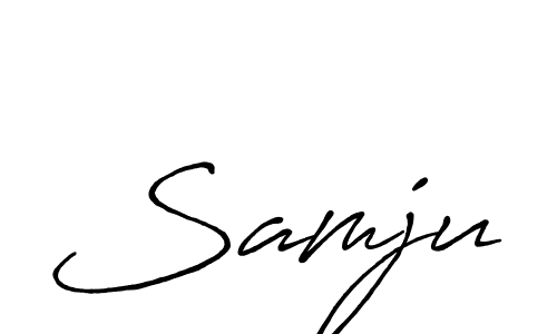 The best way (Antro_Vectra_Bolder) to make a short signature is to pick only two or three words in your name. The name Samju include a total of six letters. For converting this name. Samju signature style 7 images and pictures png