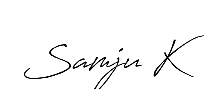 This is the best signature style for the Samju K name. Also you like these signature font (Antro_Vectra_Bolder). Mix name signature. Samju K signature style 7 images and pictures png