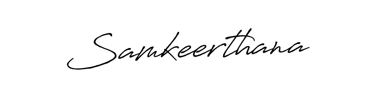 Also we have Samkeerthana name is the best signature style. Create professional handwritten signature collection using Antro_Vectra_Bolder autograph style. Samkeerthana signature style 7 images and pictures png