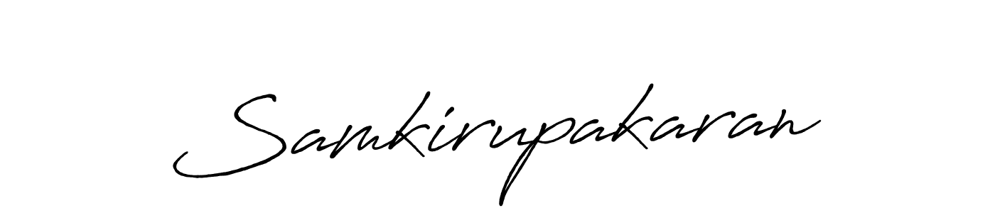 How to make Samkirupakaran signature? Antro_Vectra_Bolder is a professional autograph style. Create handwritten signature for Samkirupakaran name. Samkirupakaran signature style 7 images and pictures png