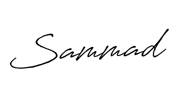 It looks lik you need a new signature style for name Sammad. Design unique handwritten (Antro_Vectra_Bolder) signature with our free signature maker in just a few clicks. Sammad signature style 7 images and pictures png