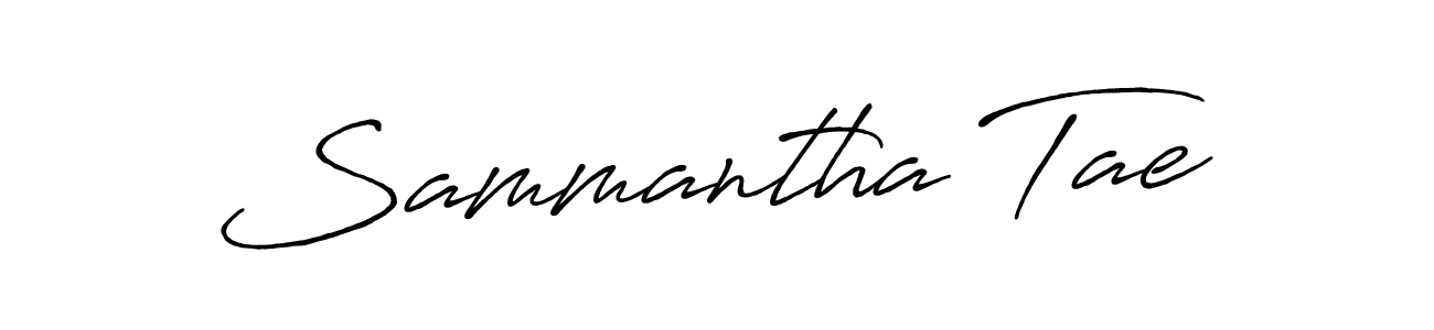 Also we have Sammantha Tae name is the best signature style. Create professional handwritten signature collection using Antro_Vectra_Bolder autograph style. Sammantha Tae signature style 7 images and pictures png