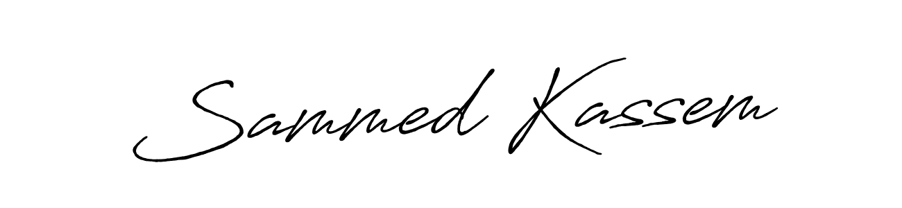 Antro_Vectra_Bolder is a professional signature style that is perfect for those who want to add a touch of class to their signature. It is also a great choice for those who want to make their signature more unique. Get Sammed Kassem name to fancy signature for free. Sammed Kassem signature style 7 images and pictures png