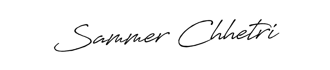 if you are searching for the best signature style for your name Sammer Chhetri. so please give up your signature search. here we have designed multiple signature styles  using Antro_Vectra_Bolder. Sammer Chhetri signature style 7 images and pictures png