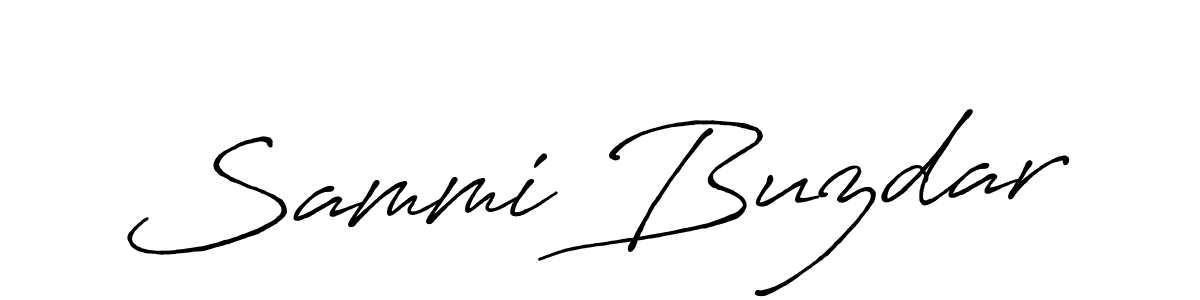 How to make Sammi Buzdar signature? Antro_Vectra_Bolder is a professional autograph style. Create handwritten signature for Sammi Buzdar name. Sammi Buzdar signature style 7 images and pictures png