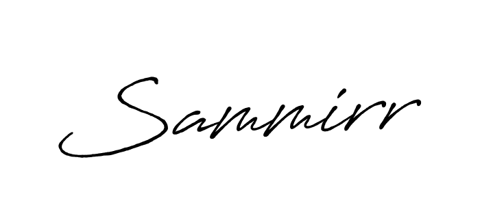 if you are searching for the best signature style for your name Sammirr. so please give up your signature search. here we have designed multiple signature styles  using Antro_Vectra_Bolder. Sammirr signature style 7 images and pictures png