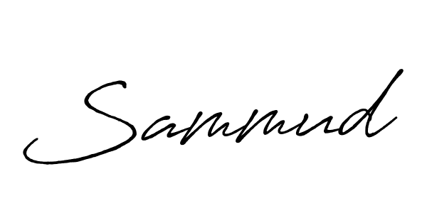 Sammud stylish signature style. Best Handwritten Sign (Antro_Vectra_Bolder) for my name. Handwritten Signature Collection Ideas for my name Sammud. Sammud signature style 7 images and pictures png