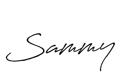 Use a signature maker to create a handwritten signature online. With this signature software, you can design (Antro_Vectra_Bolder) your own signature for name Sammy. Sammy signature style 7 images and pictures png