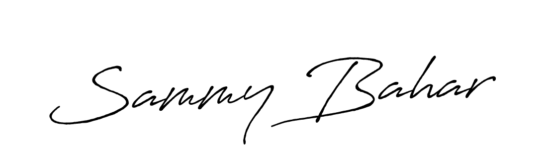 Make a beautiful signature design for name Sammy Bahar. Use this online signature maker to create a handwritten signature for free. Sammy Bahar signature style 7 images and pictures png