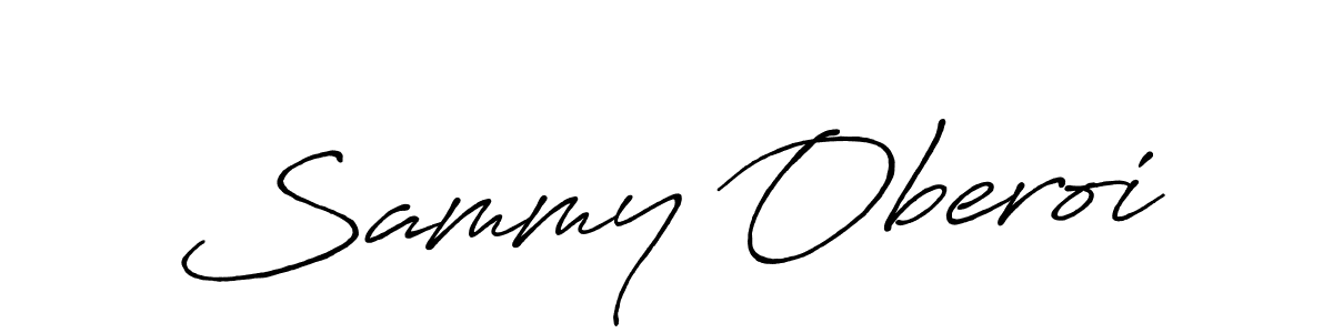 It looks lik you need a new signature style for name Sammy Oberoi. Design unique handwritten (Antro_Vectra_Bolder) signature with our free signature maker in just a few clicks. Sammy Oberoi signature style 7 images and pictures png