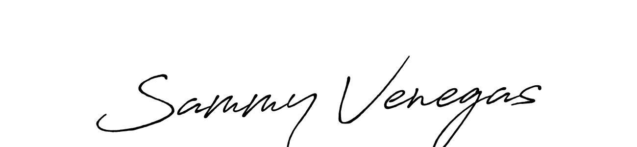 Make a beautiful signature design for name Sammy Venegas. With this signature (Antro_Vectra_Bolder) style, you can create a handwritten signature for free. Sammy Venegas signature style 7 images and pictures png