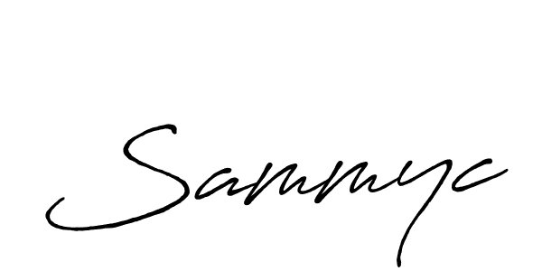 You should practise on your own different ways (Antro_Vectra_Bolder) to write your name (Sammyc) in signature. don't let someone else do it for you. Sammyc signature style 7 images and pictures png