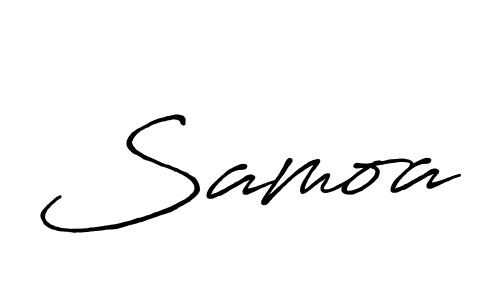 Samoa stylish signature style. Best Handwritten Sign (Antro_Vectra_Bolder) for my name. Handwritten Signature Collection Ideas for my name Samoa. Samoa signature style 7 images and pictures png