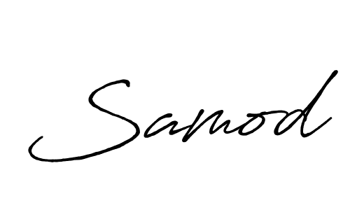 You should practise on your own different ways (Antro_Vectra_Bolder) to write your name (Samod) in signature. don't let someone else do it for you. Samod signature style 7 images and pictures png