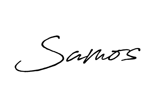 It looks lik you need a new signature style for name Samos. Design unique handwritten (Antro_Vectra_Bolder) signature with our free signature maker in just a few clicks. Samos signature style 7 images and pictures png